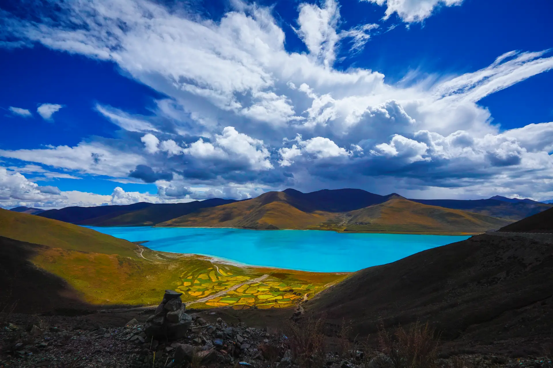 Turquoise Lakes of Tibet